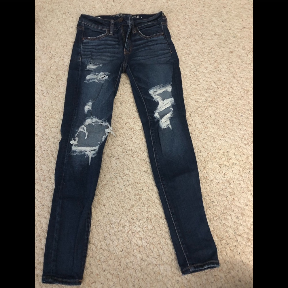 AE SUPER STRETCH JEGGINGS!!